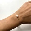 Alisia Subtili sidabrinė apyrankė su tikru perlu AL3707-Argento