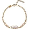 Alisia Double auksinis-plated bracelet with pearls AL5114.01.000