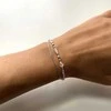 Alisia Dviguba sidabrinė apyrankė su rožiniu auksu AL3054-Argento-QuarzoRosa