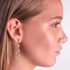 Alisia Auksuoti kabantys auskarai su perlais ir turmalinu AL4660.01.000