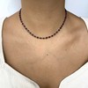 Alisia Sidabrinis and garnet bead pakabukas AL4263.02.029