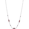 Alisia Sidabrinis pakabukas with garnet AL4266.02.029