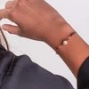 Alisia Gold-plated bracelet with pearls and garnets AL5180.01.029
