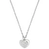 Amen Sidabrinis pakabukas with a heart Love CLCZLBBZ (chain, pendant)
