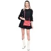 Anna Luchini Dámská kožená crossbody kabelka AL3145T Verde
