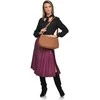 Anna Luchini Women's leather handbag AL 8169 Cognac