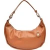 Anna Luchini Women's leather handbag AL 116 Cognac