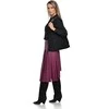 Anna Luchini Women's leather Hobo handbag AL 8166 Nero