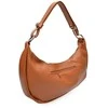 Anna Luchini Women's leather handbag AL 116 Cognac