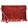 Anna Luchini Women's leather handbag AL 8176T Bordo