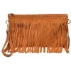 Anna Luchini Women's leather handbag AL 8176T Cognac