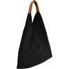 Anna Luchini Women's leather Hobo handbag AL 8166 Nero