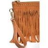 Anna Luchini Women's leather handbag AL 8176T Cognac