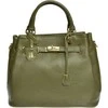 Anna Luchini Women's leather handbag AL 1762 Verde