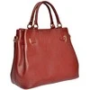 Anna Luchini Women's leather handbag AL 1762 Rosso Scuro