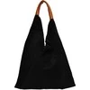 Anna Luchini Women's leather Hobo handbag AL 8166 Nero