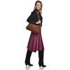 Anna Luchini Women's leather handbag AL 8169 Marrone