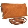 Anna Luchini Women's leather handbag AL 8176T Cognac