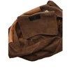 Anna Luchini Women's leather Hobo handbag AL 8166 Marrone