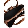 Anna Luchini Women's leather handbag AL117 Cognac
