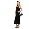 Anna Luchini Women's leather handbag AL TSBV 23 Nero