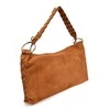Anna Luchini Women's leather handbag AL 8178T Cognac