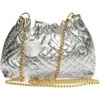 Anna Luchini Women's leather handbag AL 8162 Argento