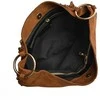 Anna Luchini Women's leather handbag AL 8178T Cognac