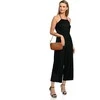 Anna Luchini Women's leather handbag AL TSBV 23 Cognac