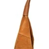 Anna Luchini Women's leather Hobo handbag AL 8166 Cognac
