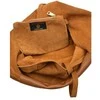 Anna Luchini Women's leather Hobo handbag AL 8166 Cognac