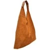 Anna Luchini Women's leather Hobo handbag AL 8166 Cognac