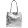 Anna Luchini Women's leather Hobo handbag AL8161 Argento