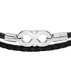 Armani Fashion leather bracelet Eagle Logo EGS3299040
