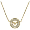 Armani Glittering auksinis-plated pakabukas with cubic zirconias EG3628710