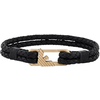 Armani Juoda odinė apyrankė EGS3245710