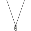 Armani Juodas men's pakabukas Eagle Logo EGS3170040