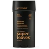 „Attitude Super Leaves Men“ dezodorantas-stiklinis pieštukas vyrams – pačiulių ir burbono kvapas, 75 g
