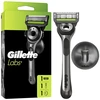 Gillette Labs Skustuvas Vyrams, 1 Skutimosi Galvučių, Sieninis Laikiklis
