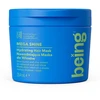 None BEING Mega Shine plaukų kaukė su taukmedžio sviestu ir alavijo ekstraktu 354 ml