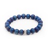 Agato Agate bead bracelet MINK83 / 17