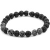 Agato Beaded bracelet made of lava stone MINK77 / 17