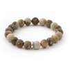 Agato Jasper bead bracelet MINK108