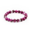 Agato Beaded bracelet made of violetinė tiger eye MINK92 / 17