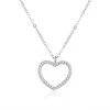 Beneto Beautiful sidabrinis pakabukas with heart AGS886 / 47