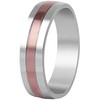 Beneto Exclusive Bicolor vestuvinis žiedas pagamintas iš plieno SPP10