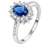 Beneto Duchess Kate AGG267's sidabrinis engagement ring