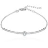 Beneto Elegant sidabrinis apyrankė su cirkoniais AGB628 / 21