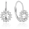 Beneto Elegant sidabrinis auskarai su cirkoniais AGUC2213L