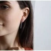Beneto Fashion sidabrinis auskarai su skaidriais cirkoniais AGUP2374L